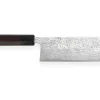 Couteau nakiri japonais artisanal Takeshi Saji R2 Damas 17cm