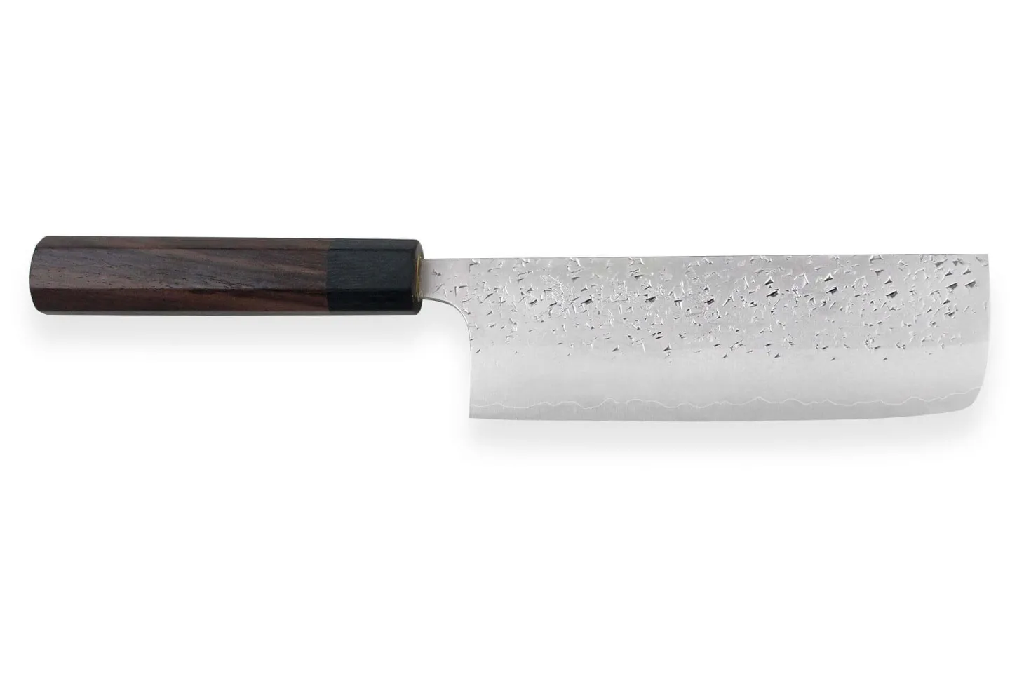 Couteau nakiri japonais artisanal martelé Yu Kurosaki Shizuku 16.5cm acier SG2