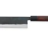 Couteau nakiri japonais artisanal Nishida Shirogami 17cm