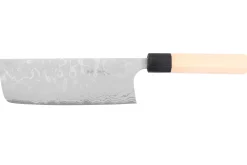 Couteau nakiri japonais artisanal Masakage Shimo 16,5cm Shirogami