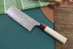 Couteau nakiri japonais artisanal Masakage Kiri 16.5cm damas 49 couches