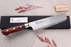 Couteau nakiri japonais 16cm Sakai Takayuki Damascus Western 33 couches