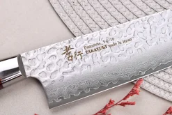 Couteau nakiri japonais 16cm Sakai Takayuki Damascus Western 33 couches