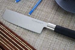 Couteau Nakiri japonais KAI Wasabi Black lame 16.5cm