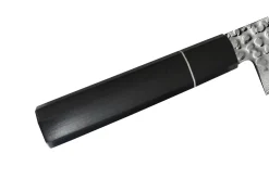 Couteau nakiri japonais Kasumi Kuro 16.5cm martelé damas 32 couches