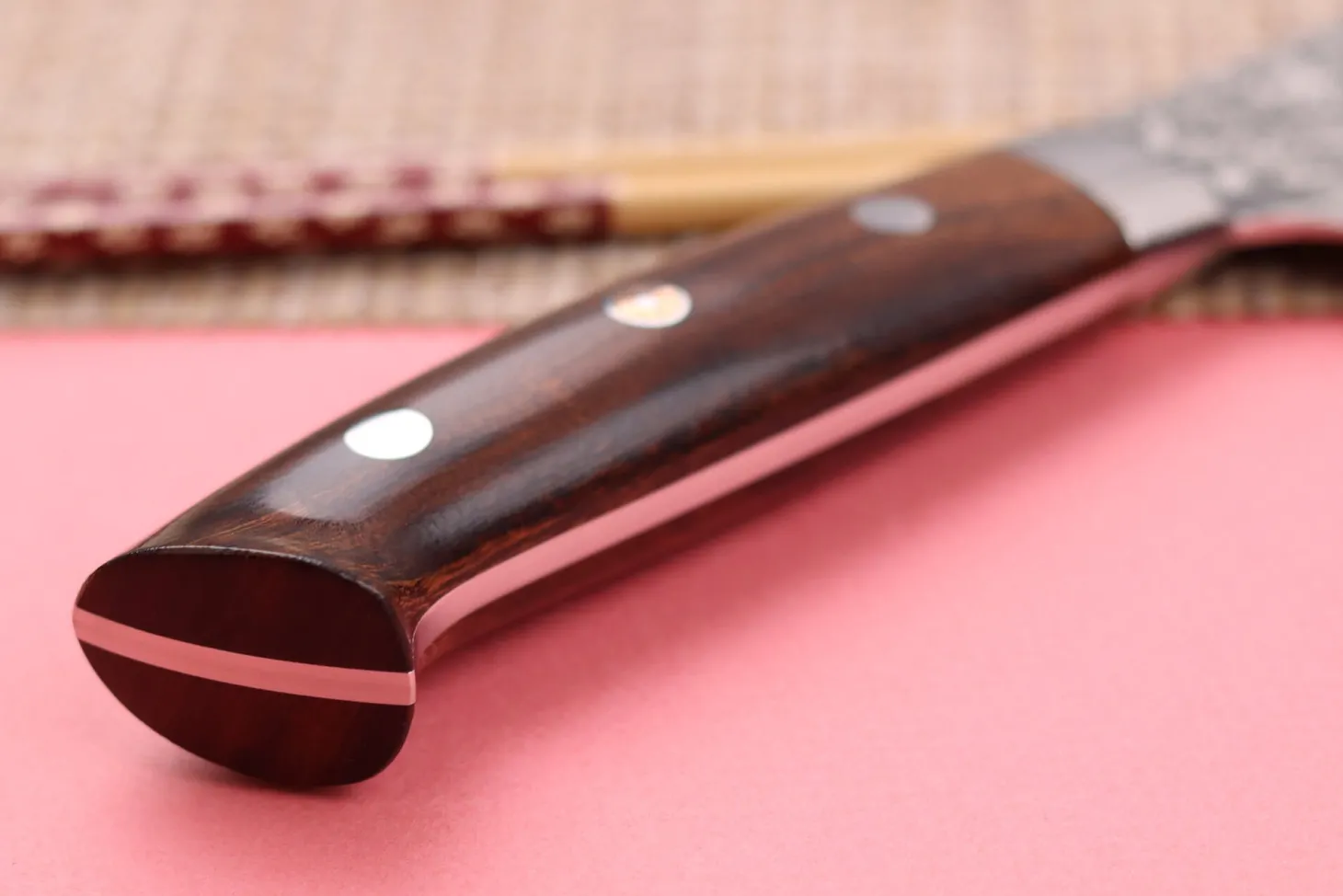 Couteau nakiri japonais Takeshi Saji R2 Damas Mosaïque 16,5cm