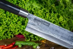 Couteau nakiri Samura Super 5 damas 17cm