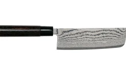 Couteau nakiri Tojiro Shippu Black damas lame 16,5cm