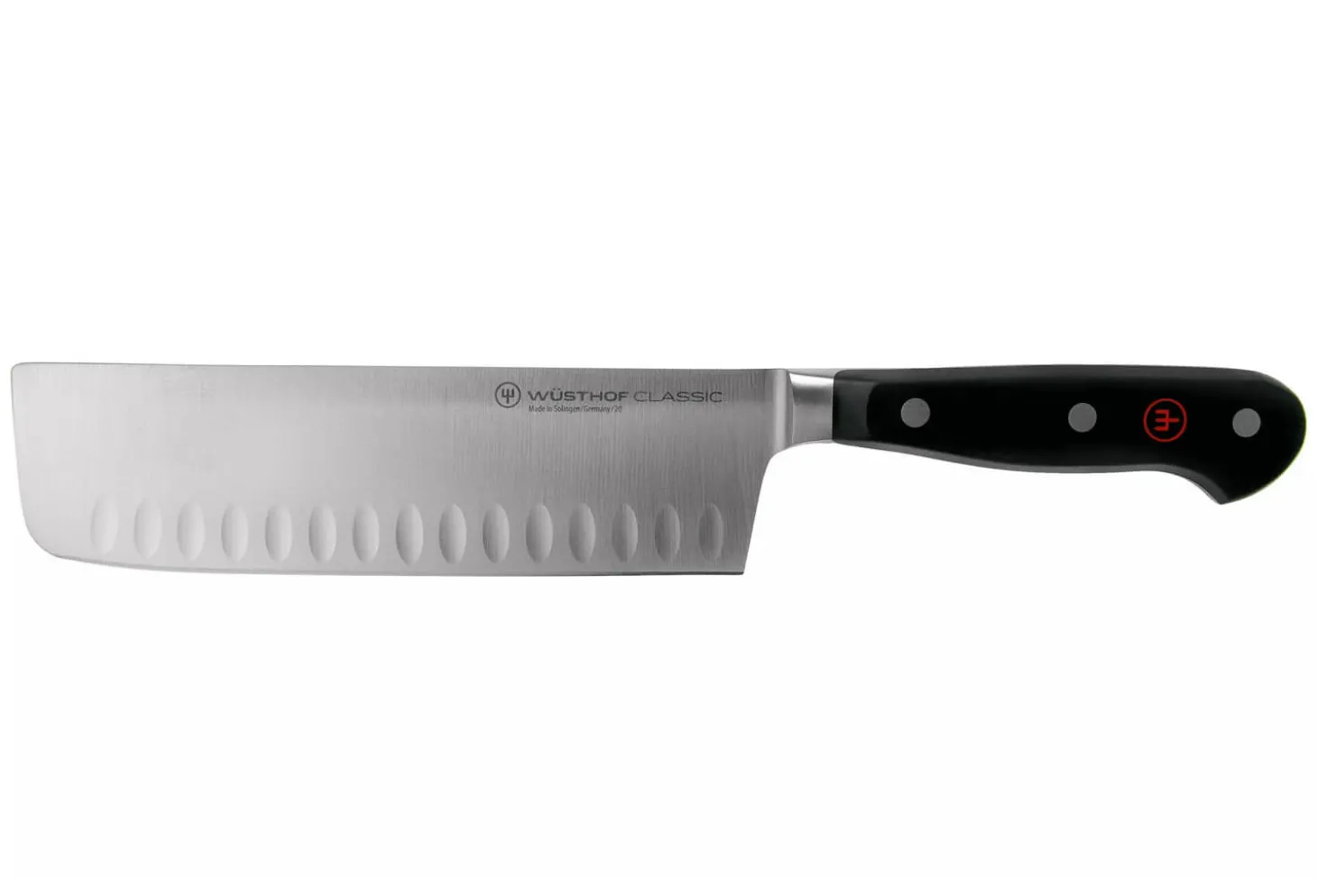 Couteau Nakiri Wusthof Classic forgé lame alvéolée 17cm