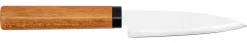 Couteau office + légumes KAI lame 9cm manche cerisier + étui protecteur