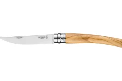 Couteau Opinel Effilé n°10 lame 10cm manche en olivier