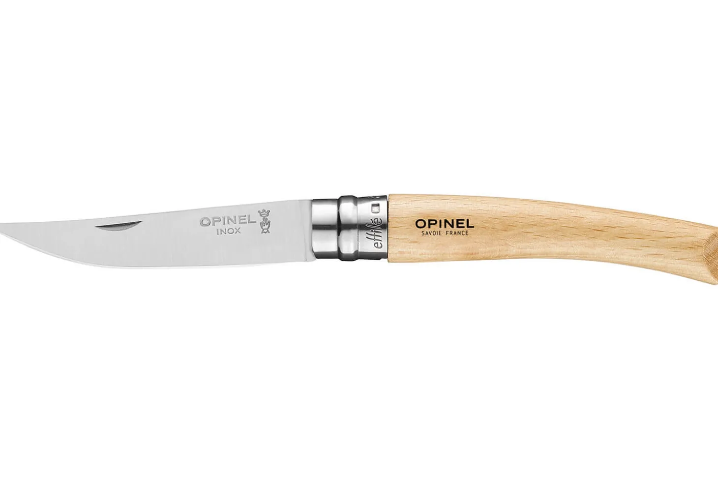 Couteau Opinel Effilé n°8 lame 8cm manche en hêtre