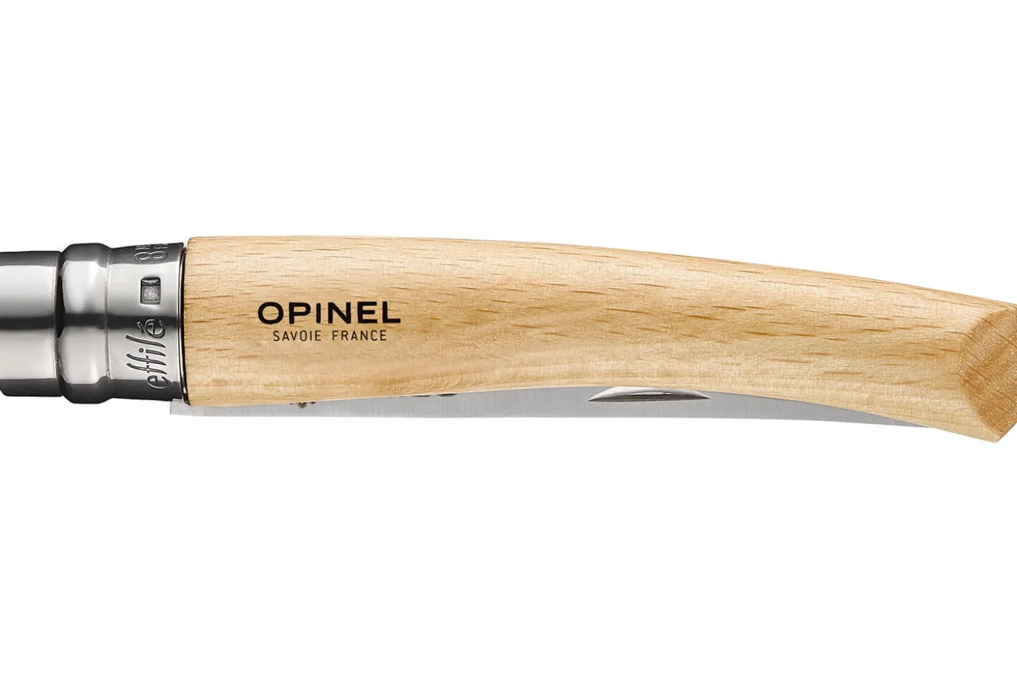 Couteau Opinel Effilé n°8 lame 8cm manche en hêtre