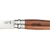 Couteau opinel à huitres n°09 lame 6.5cm virole tournante manche en padouk