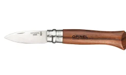 Couteau opinel à huitres n°09 lame 6.5cm virole tournante manche en padouk