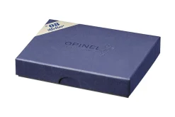 Couteau Opinel Luxe Atelier n°08 lame 8,5cm manche noyer et ébène + coffret