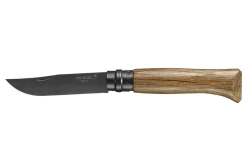 Couteau Opinel Luxe Black Edition n°08 lame 8,5cm noire manche chêne