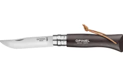Couteau Opinel N°08 Baroudeur lame 8,5cm manche brun noir