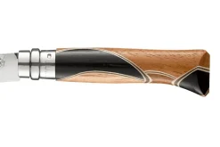 Couteau Opinel N°08 Chaperon lame poliglace et manche 4 bois