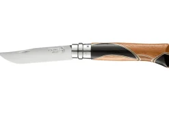 Couteau Opinel N°08 Chaperon lame poliglace et manche 4 bois