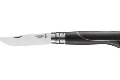 Couteau Opinel n°8 Ellipse lame 8,5cm acier inox manche ébène