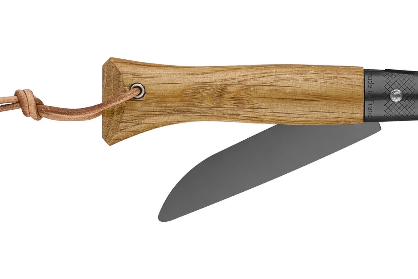 Couteau Opinel Neo6 lame 7cm Opiflex® revêtement noir manche en chêne