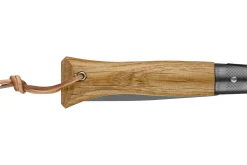 Couteau Opinel Neo6 lame 7cm Opiflex® revêtement noir manche en chêne