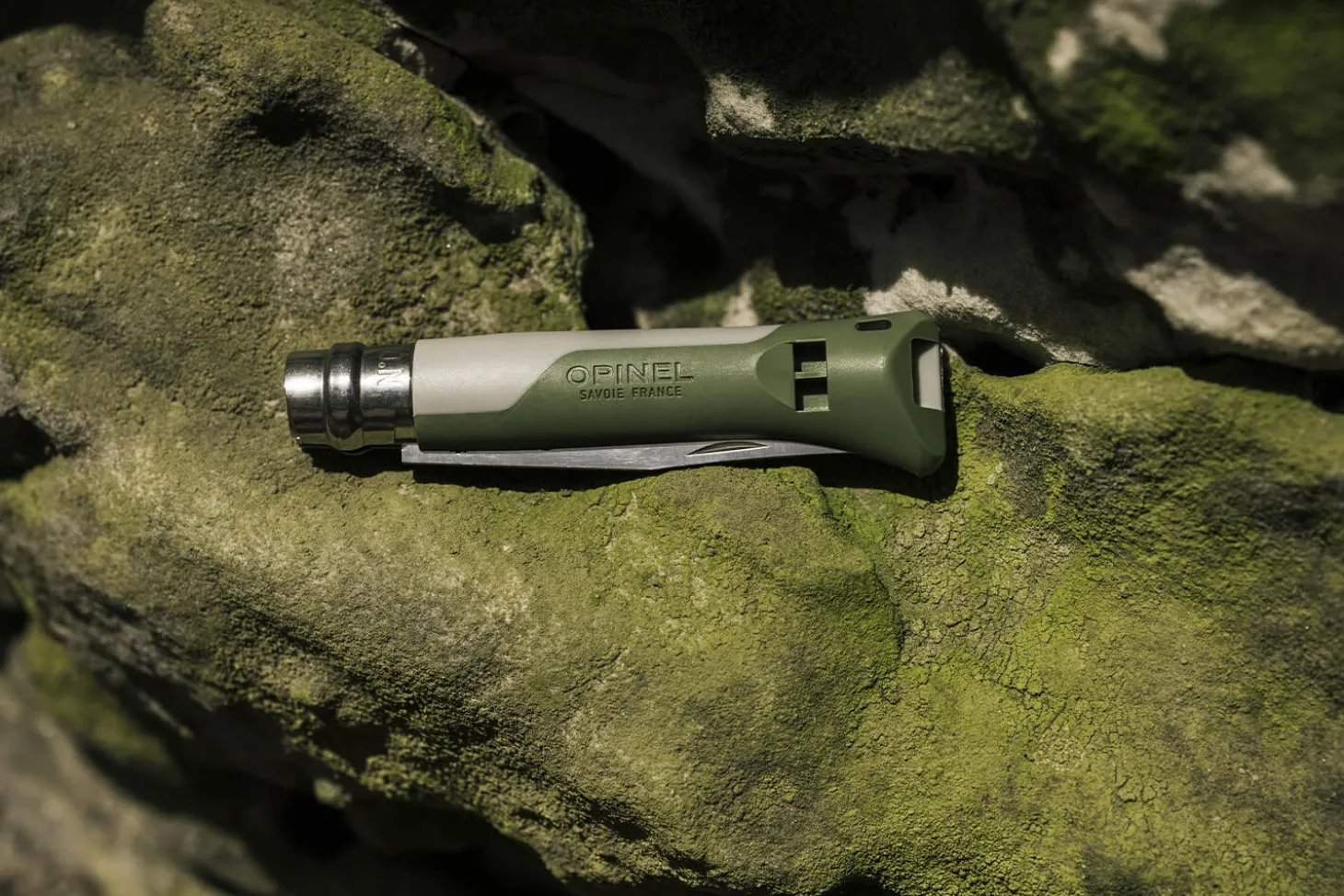 Couteau Opinel N°08 Horizon kaki
