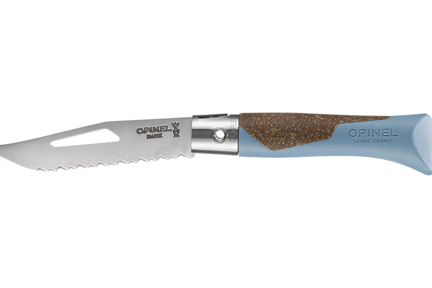 Couteau Opinel Néo7 Alpine bleu glacier
