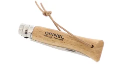 Couteau opinel Origines n°08 lame 8.5cm virole tournante naturel + cordon