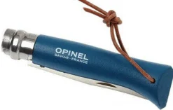 Couteau Opinel Tradition Baroudeur n°08 lame 8,5cm manche bleu