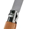 Couteau Opinel Tradition Carbone n°07 lame 8cm manche hêtre avec virole tournante