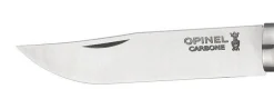 Couteau Opinel Tradition Carbone n°07 lame 8cm manche hêtre avec virole tournante