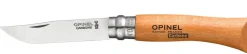 Couteau Opinel Tradition Carbone n°07 lame 8cm manche hêtre avec virole tournante