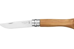 Couteau Opinel Tradition Luxe N°6 lame 7cm manche en bois d'olivier