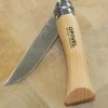 Couteau opinel traditionnel n°7 lame 8cm virole tournante manche en hêtre