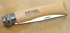 Couteau opinel traditionnel n°7 lame 8cm virole tournante manche en hêtre