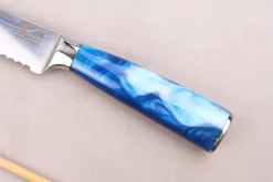 Couteau à pain 20cm Kutoyama Blue Wave