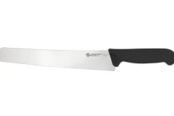 Couteau à pain courbé professionnel Ambrogio Sanelli Supra ultra soft noir 26cm
