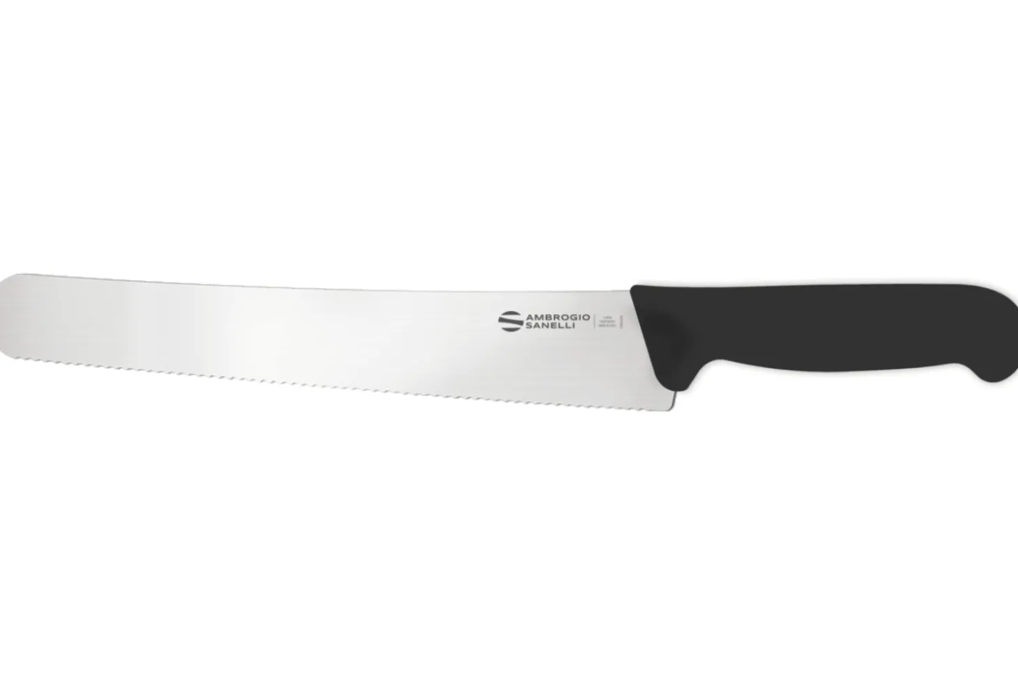 Couteau à pain courbé professionnel Ambrogio Sanelli Supra microdenté 26cm