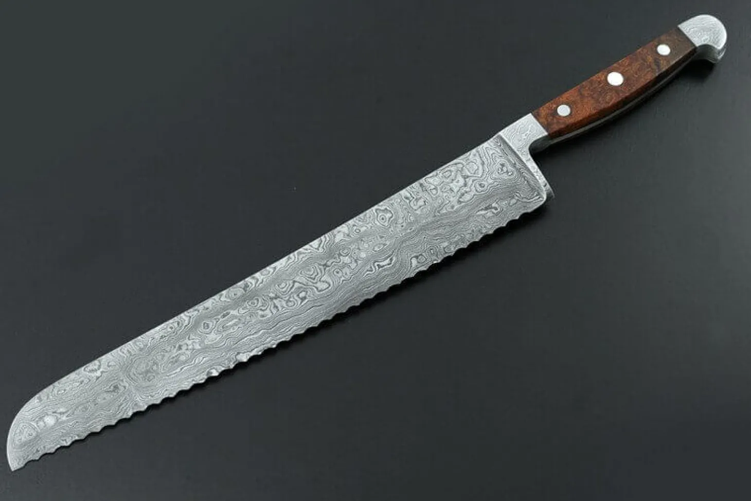 Couteau à pain Damas Gude 32cm