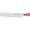 Couteau à pain Dick Pink Spirit lame dentelée 26cm manche rose