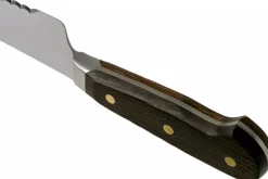 Couteau à pain extra-large Wüsthof Crafter forgé 26cm en chêne fumé