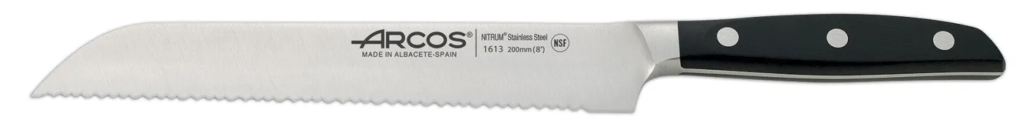 Couteau à pain forgé Arcos Manhattan 20cm tranchant extrême