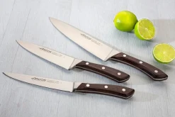 Couteau à pain forgé Arcos Natura dentelé 20cm palissandre