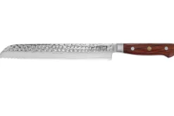 Couteau à pain Fukito Rosewood Damas 67 couches 21cm