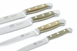 Couteau à pain Güde Alpha Chêne 32cm en acier forgé