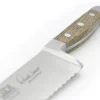 Couteau à pain Güde Alpha Chêne 21cm en acier forgé