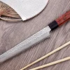 Couteau à pain japonais Kanetsugu Heptagon Uto martelé 21cm