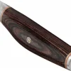 Couteau à pain japonais Miyabi 6000MCT lame martelée 23cm + manche en Pakka
